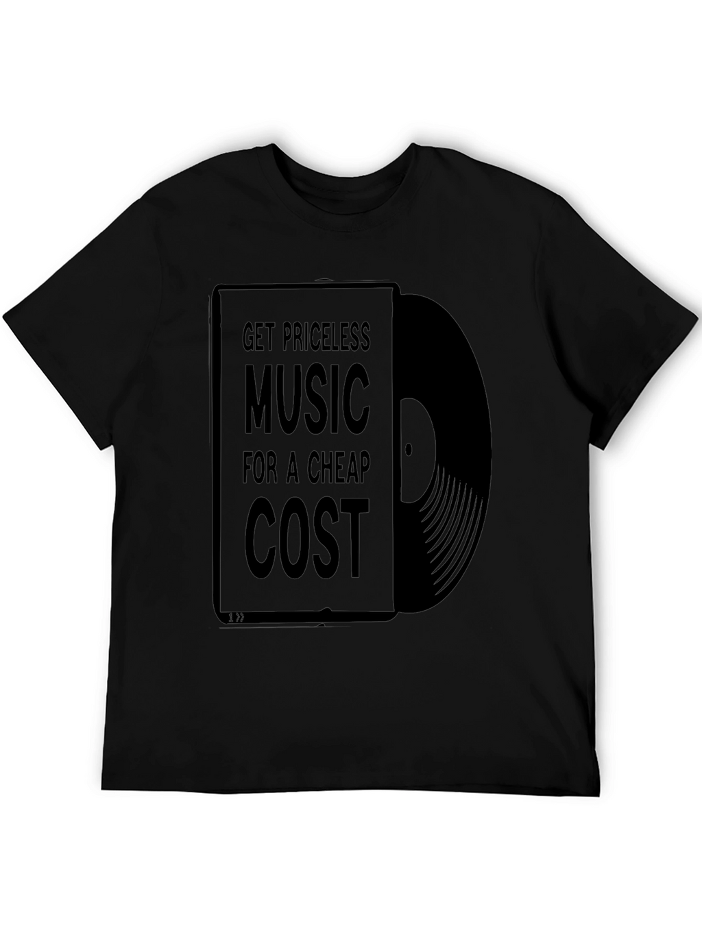 Priceless Music Black Graphic Tee
