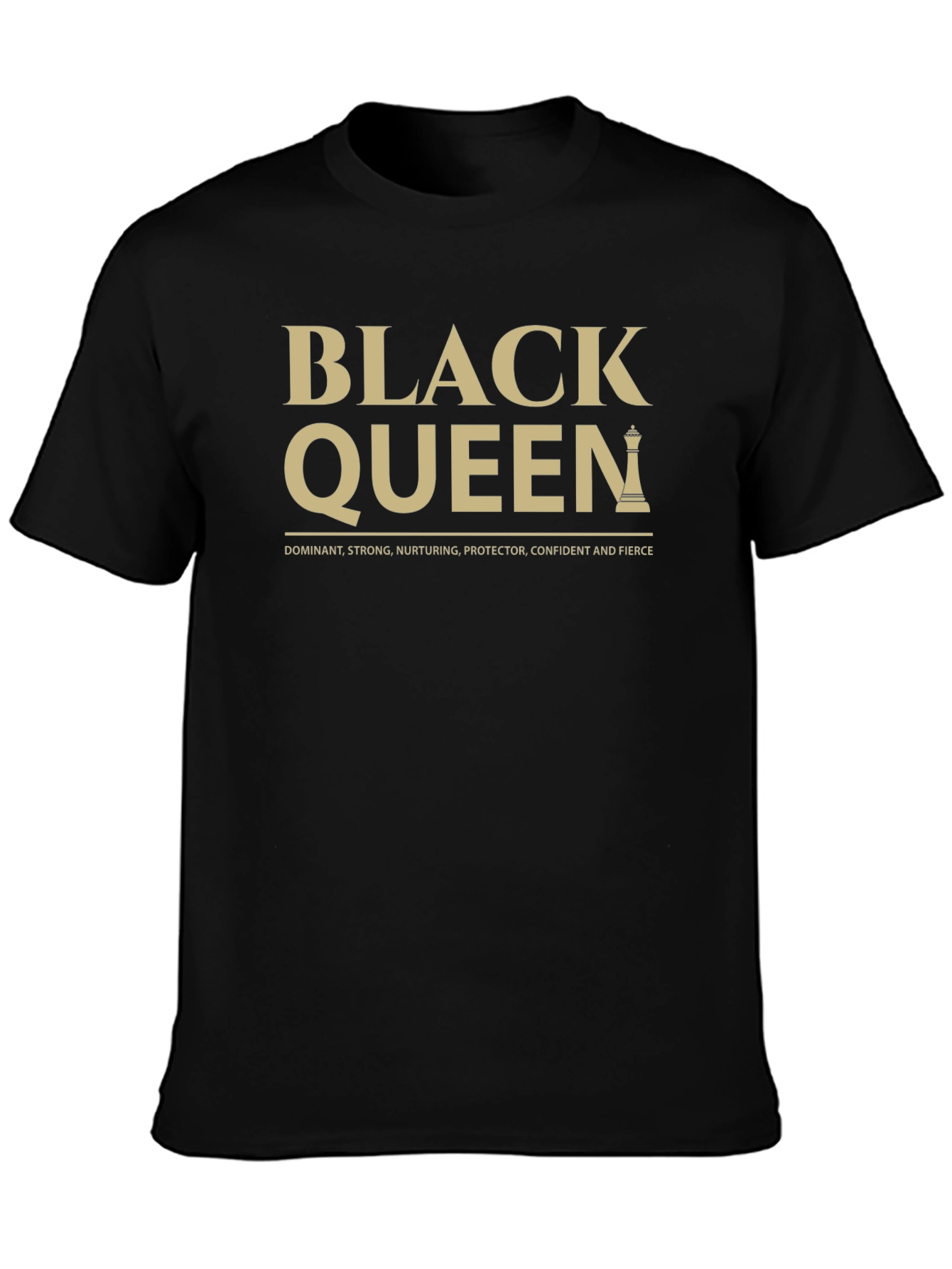 Black Queen T-Shirt: Dominant Strong & Confident