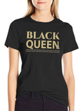 Black Queen T-Shirt: Dominant Strong & Confident