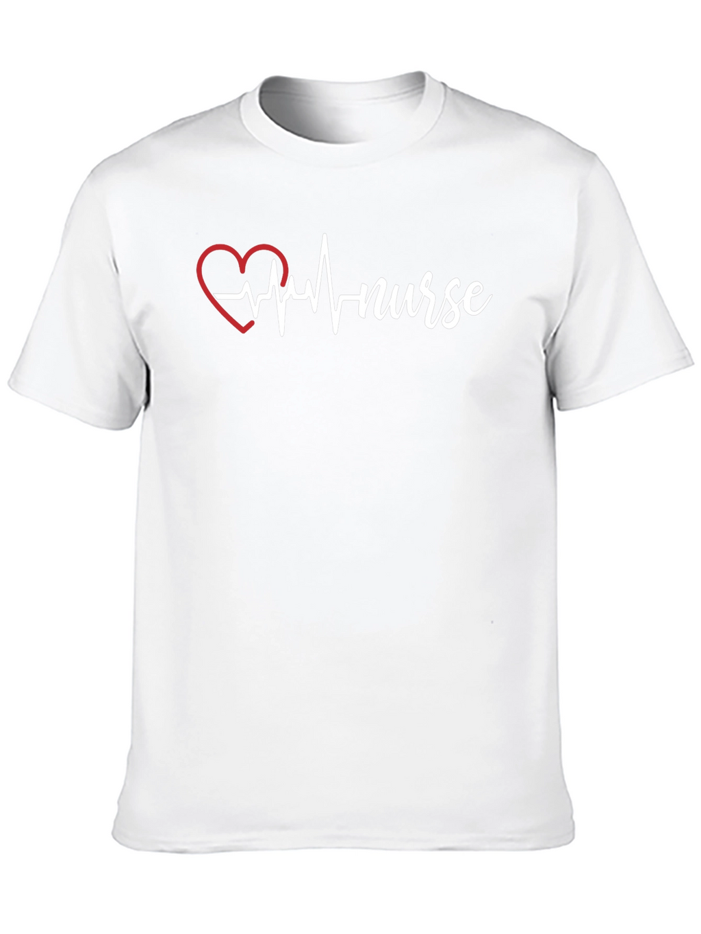Nurse Heartbeat T-Shirt - Black