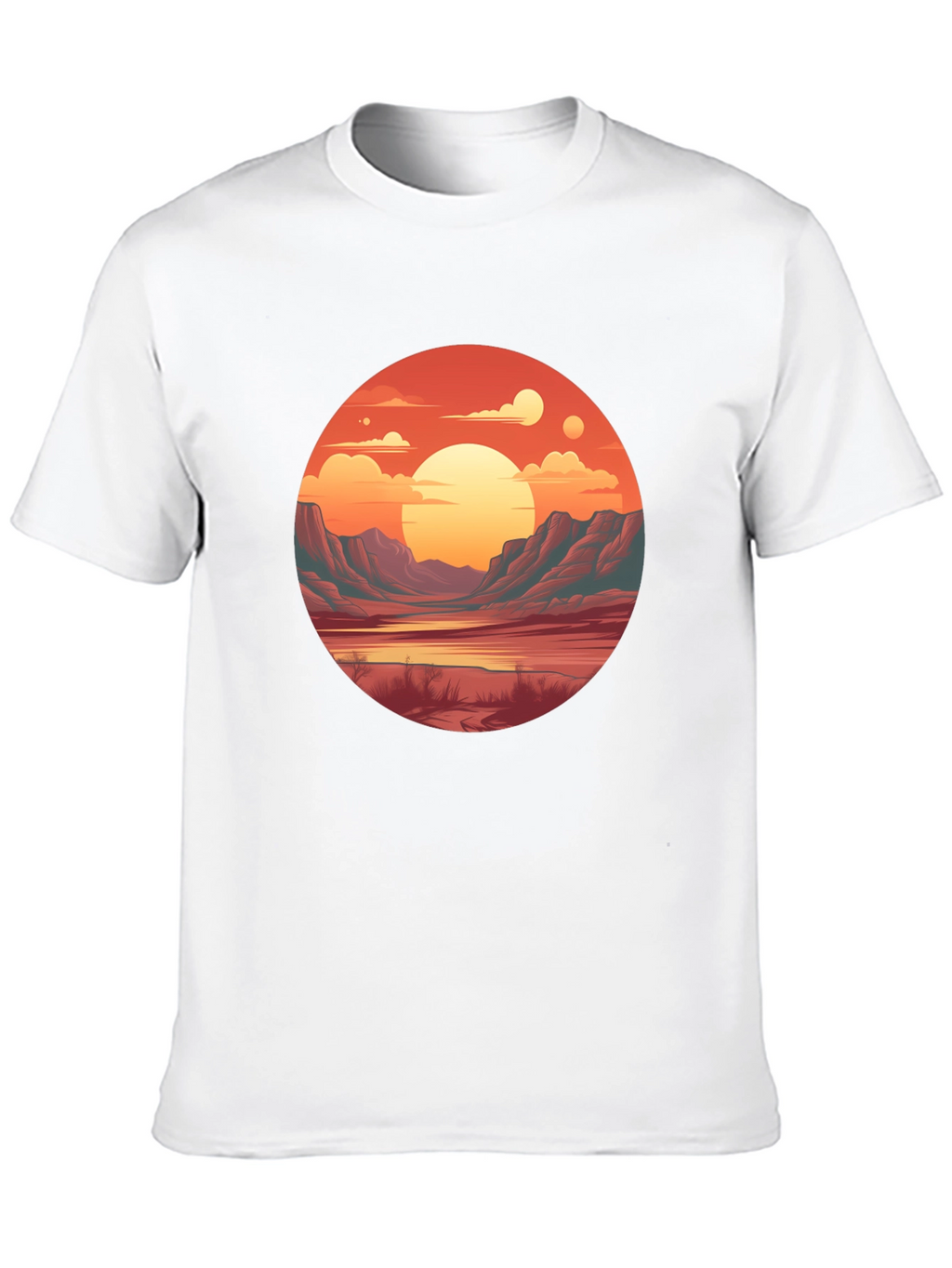 Sunset Vista Graphic Tee - Unisex Comfort