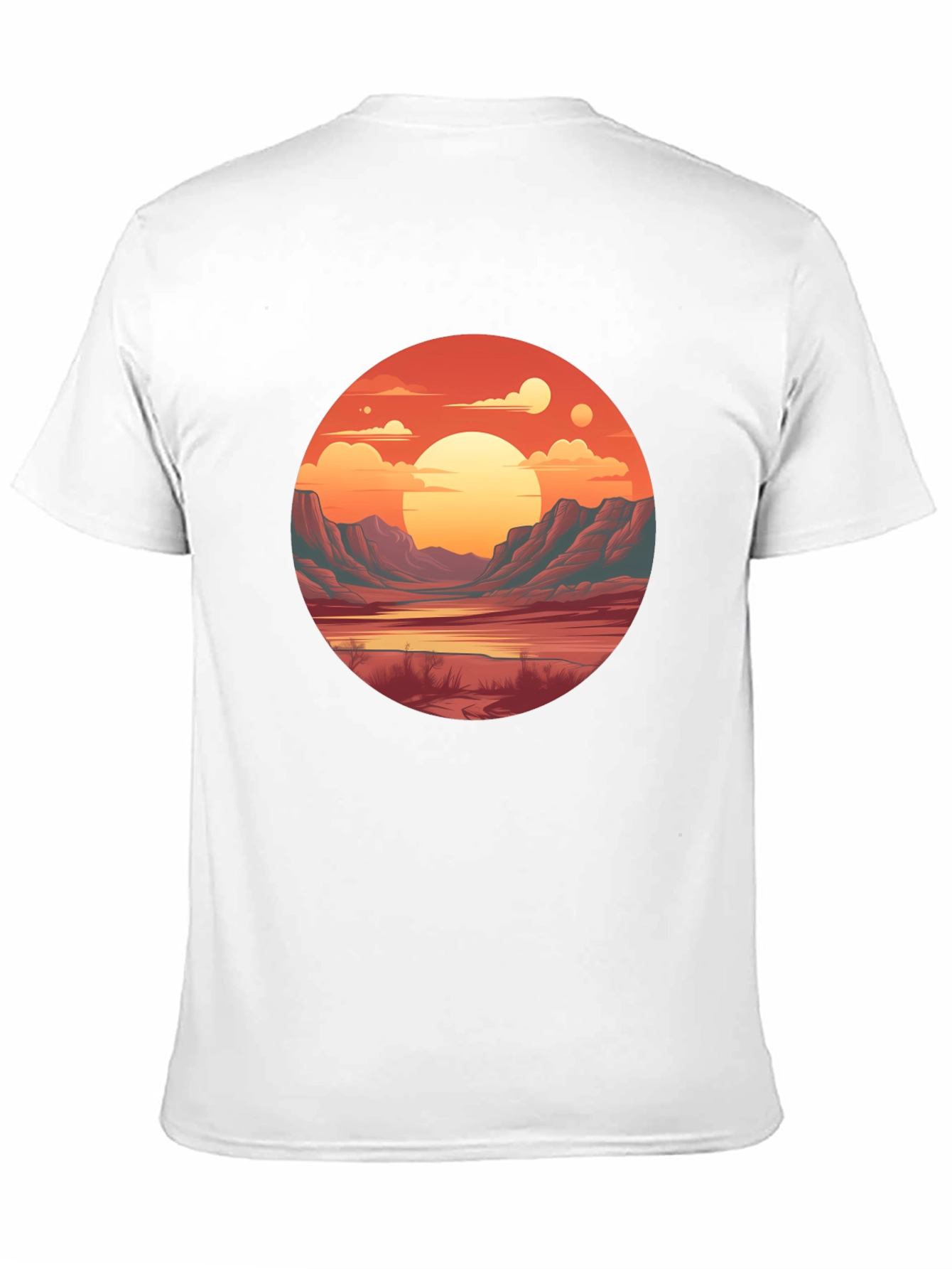 Sunset Vista Graphic Tee - Unisex Comfort