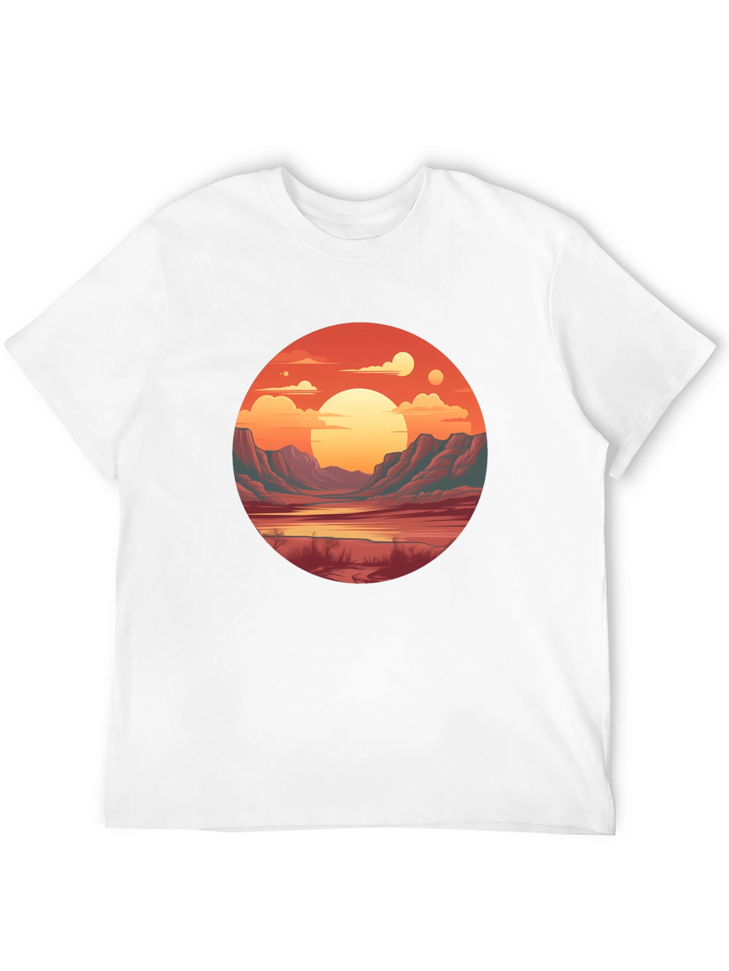 Sunset Vista Graphic Tee - Unisex Comfort