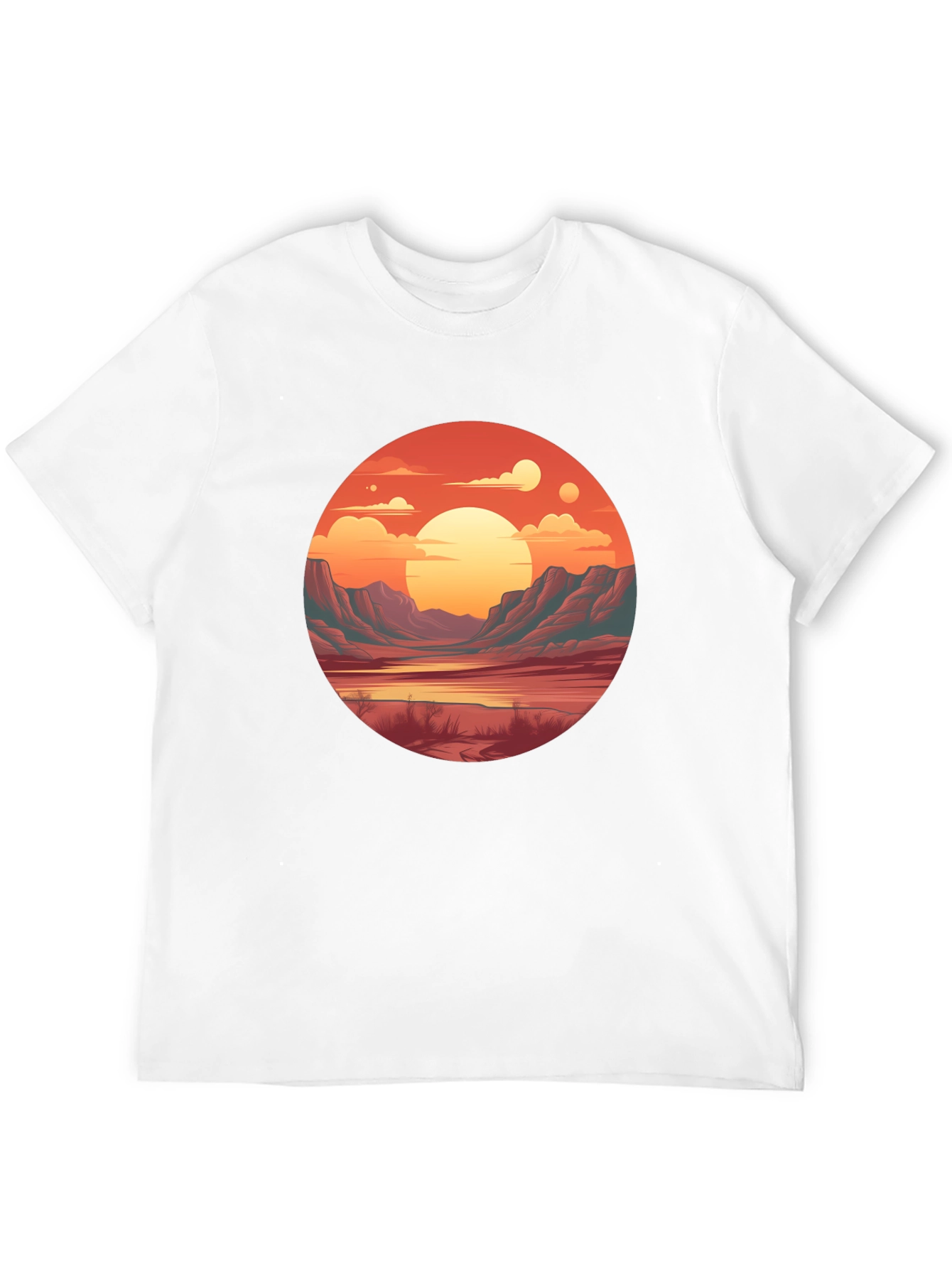 Sunset Vista Graphic Tee - Unisex Comfort