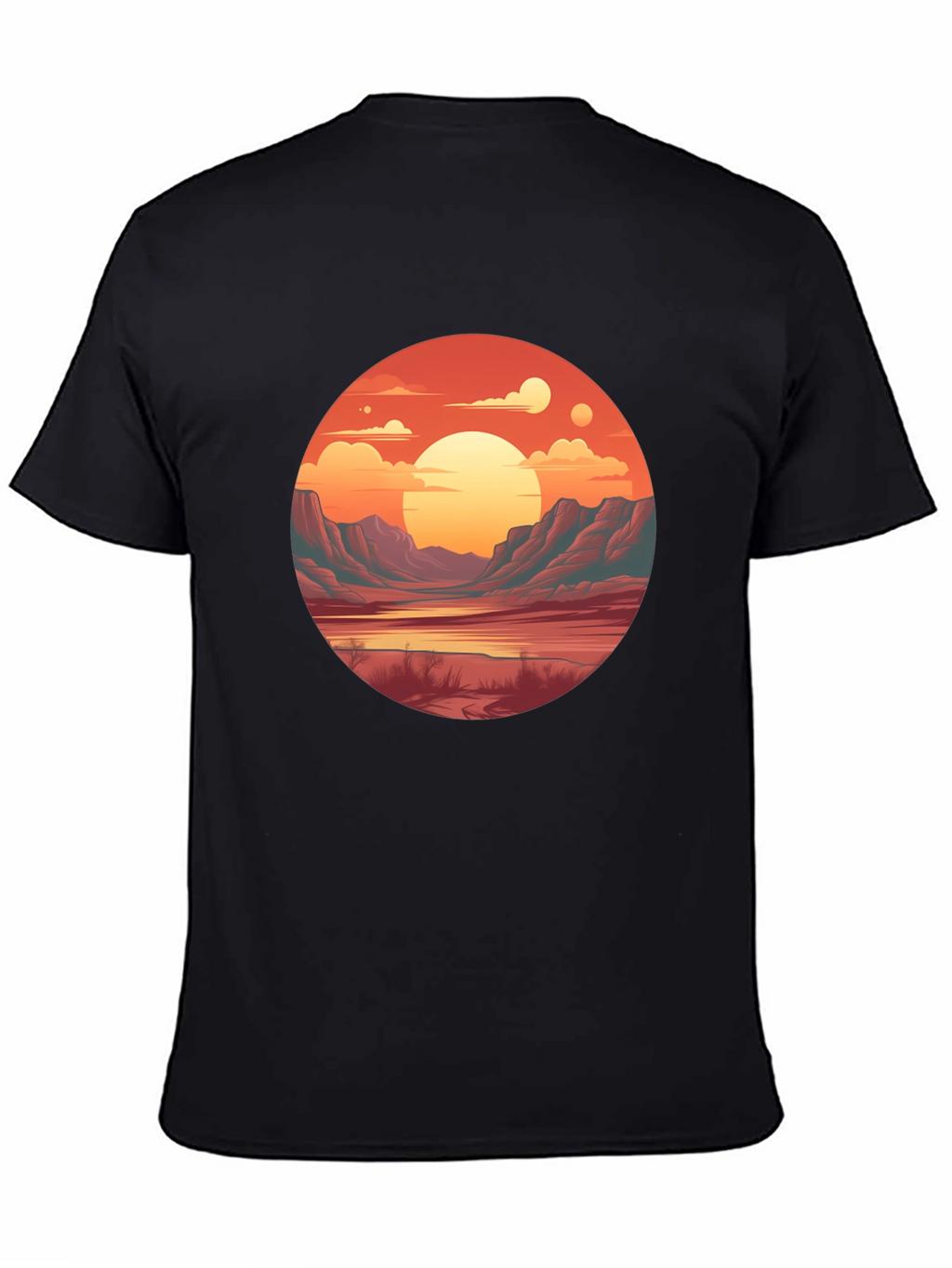 Sunset Vista Graphic Tee - Unisex Comfort