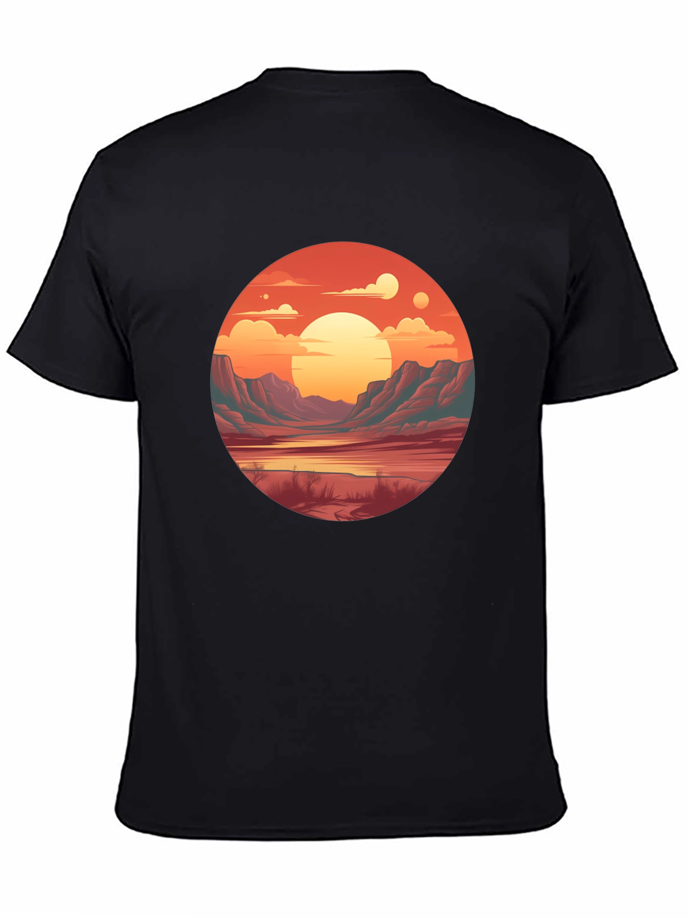 Sunset Vista Graphic Tee - Unisex Comfort