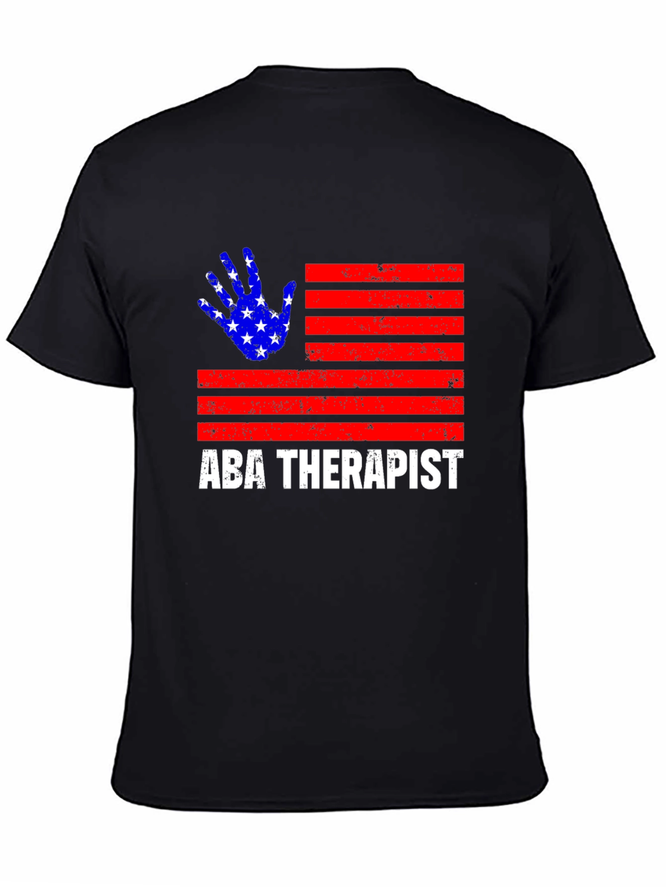 ABA Therapist USA Flag T-Shirt