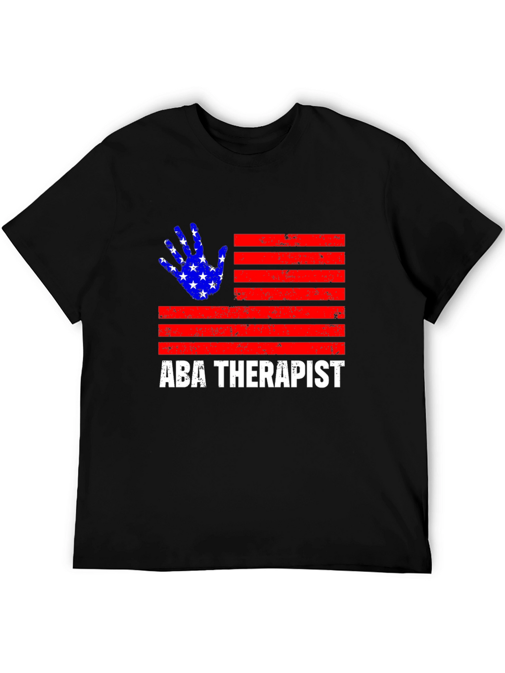 ABA Therapist USA Flag T-Shirt