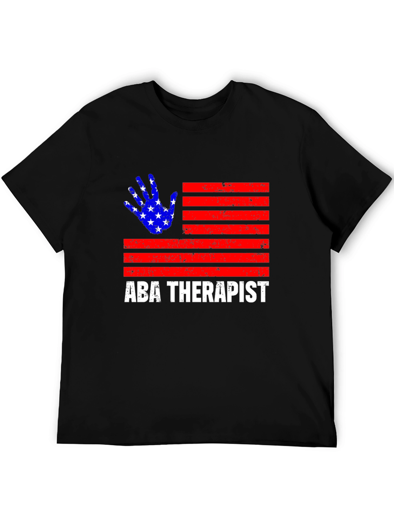 ABA Therapist USA Flag T-Shirt