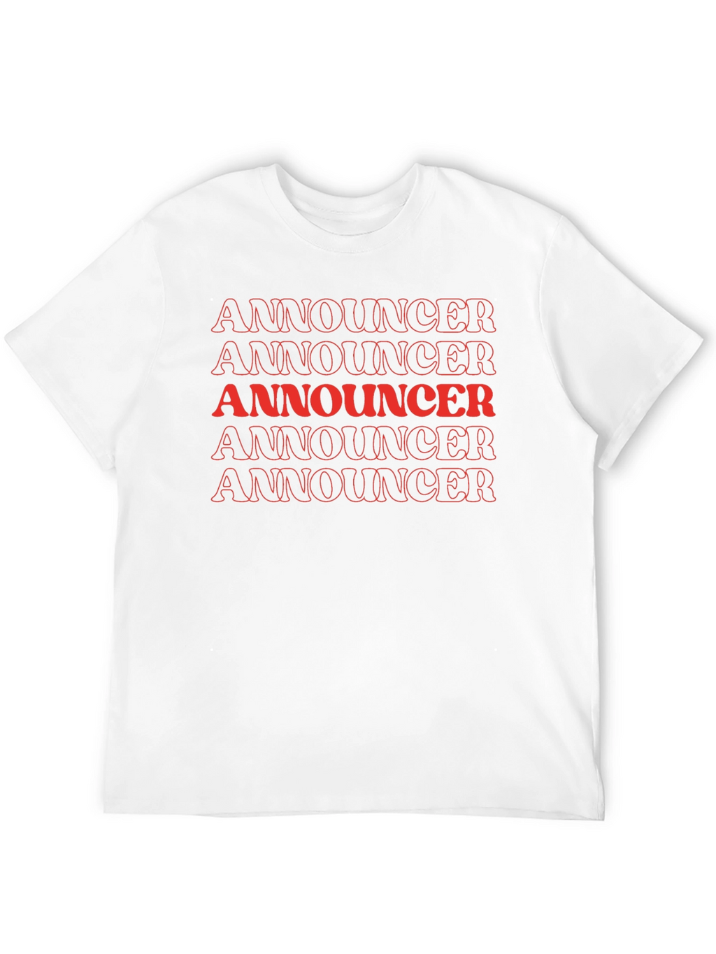 Announcer Graphic Tee - Black