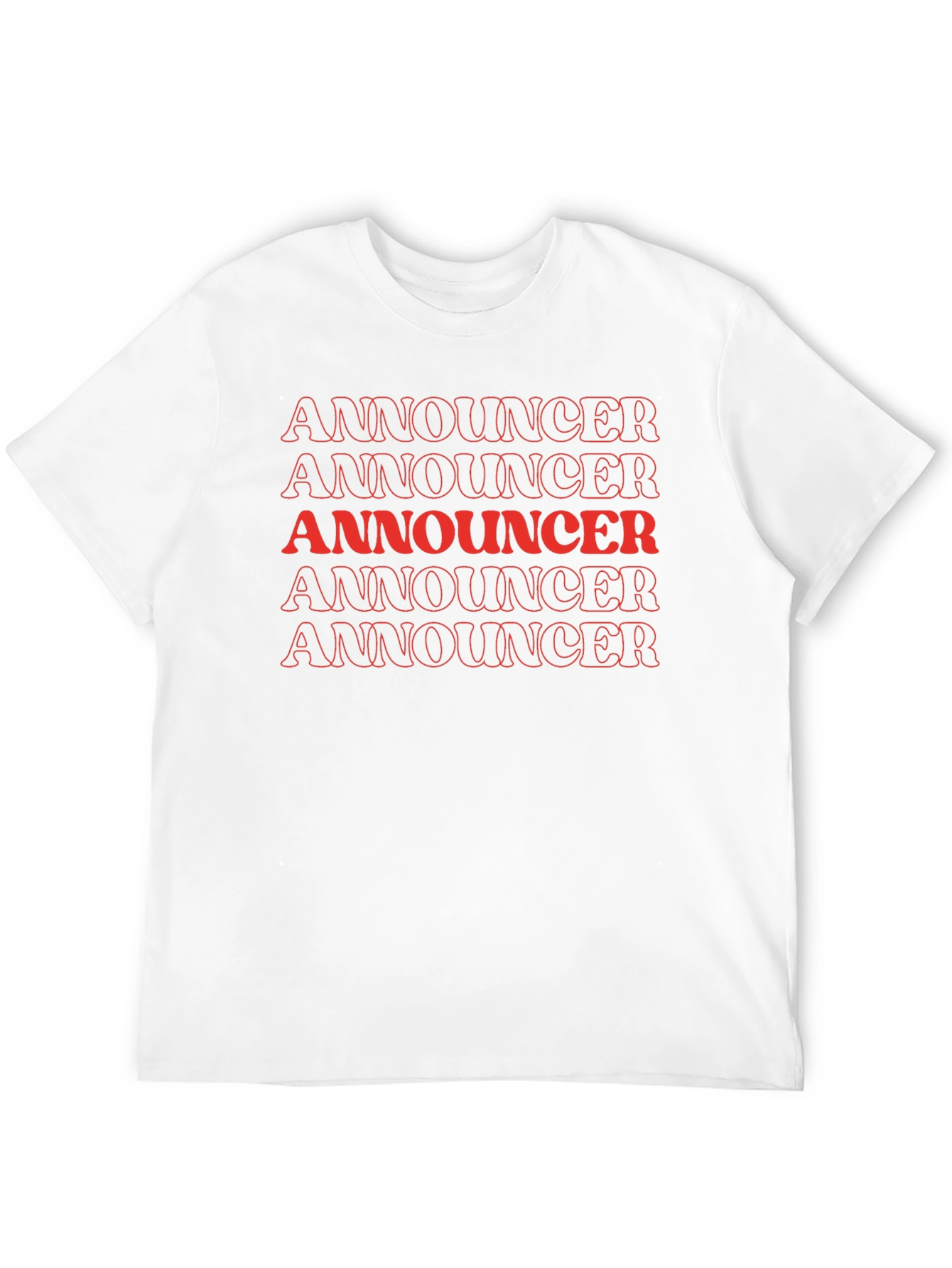Announcer Graphic Tee - Black