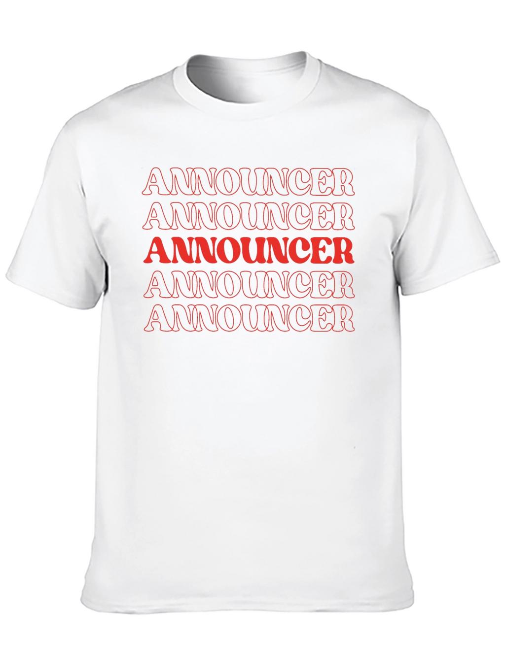 Announcer Graphic Tee - Black