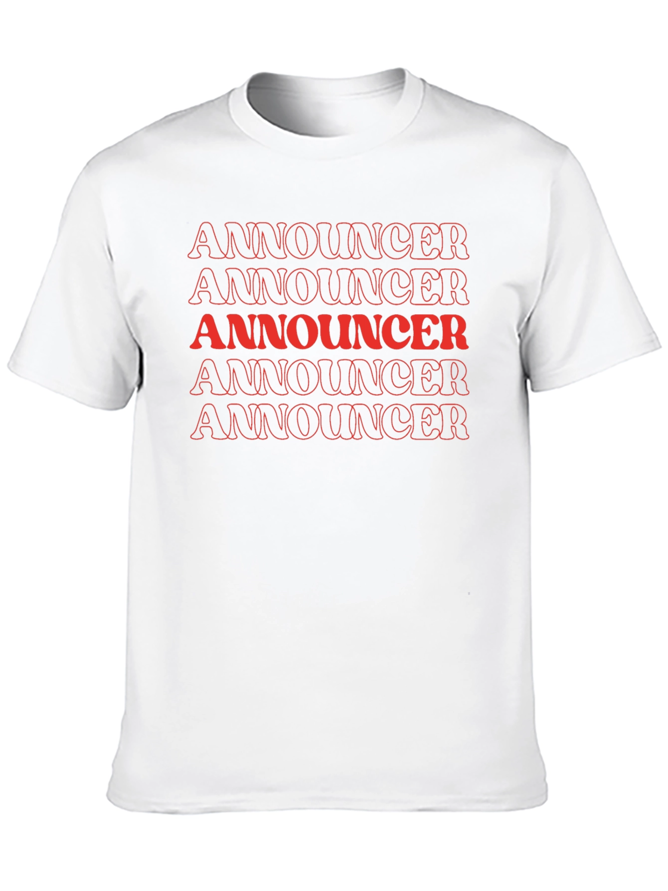 Announcer Graphic Tee - Black