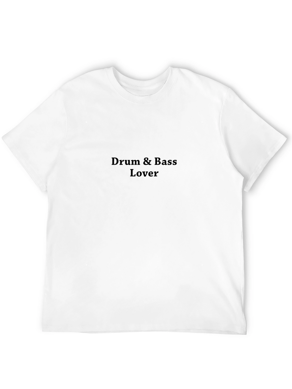 Drum & Bass Lover Black T-Shirt