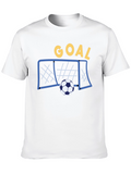 Goal! Soccer T-Shirt - Black Cotton Tee