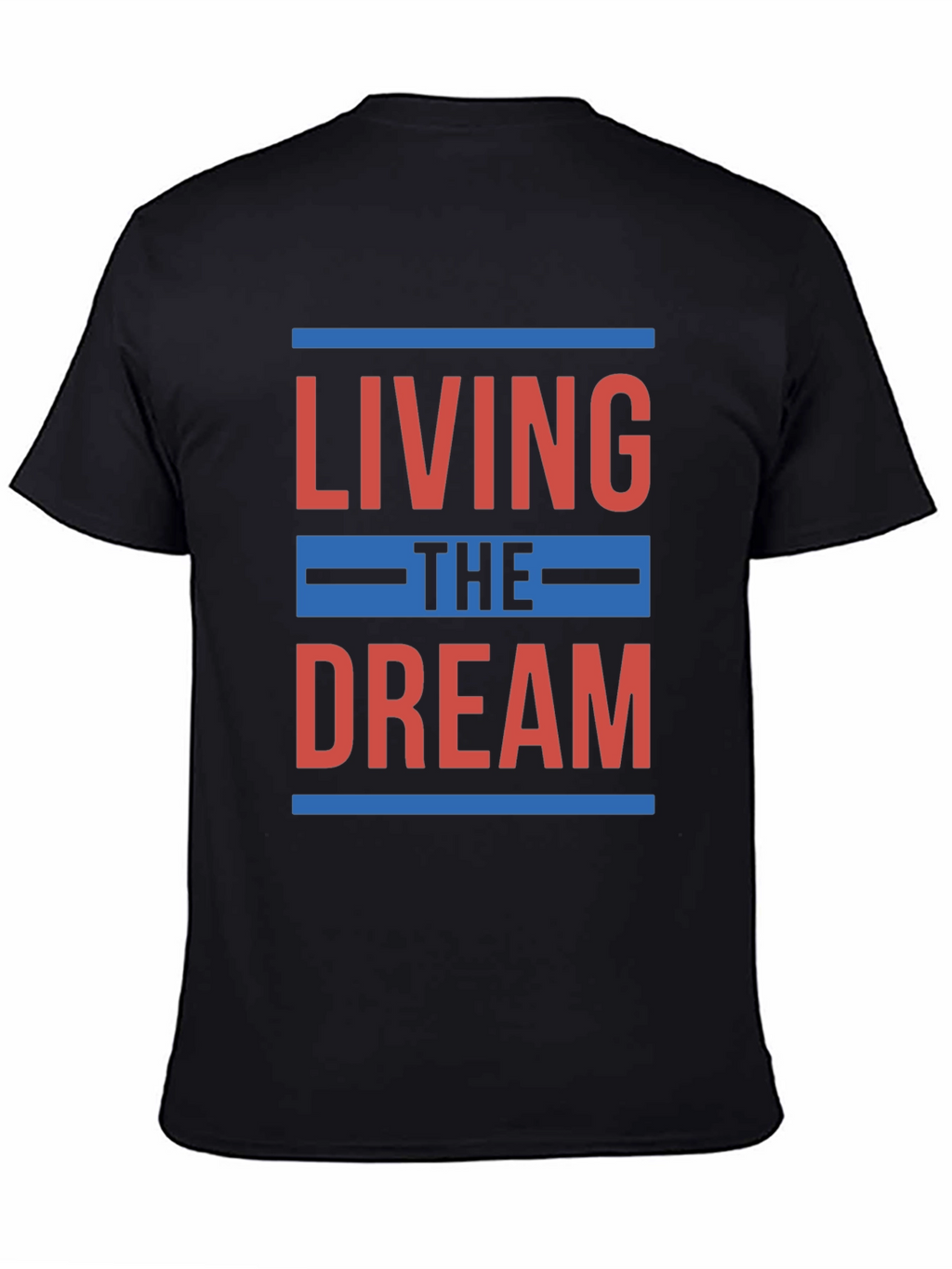 Living the Dream Graphic T-Shirt - Black
