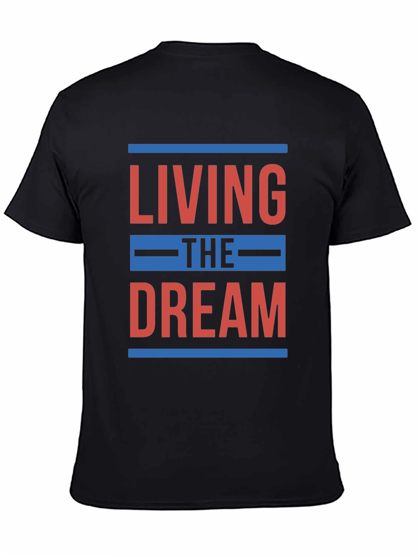 Living the Dream Graphic T-Shirt - Black