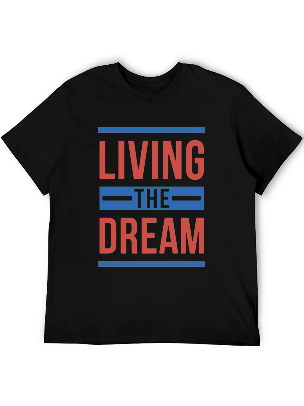 Living the Dream Graphic T-Shirt - Black