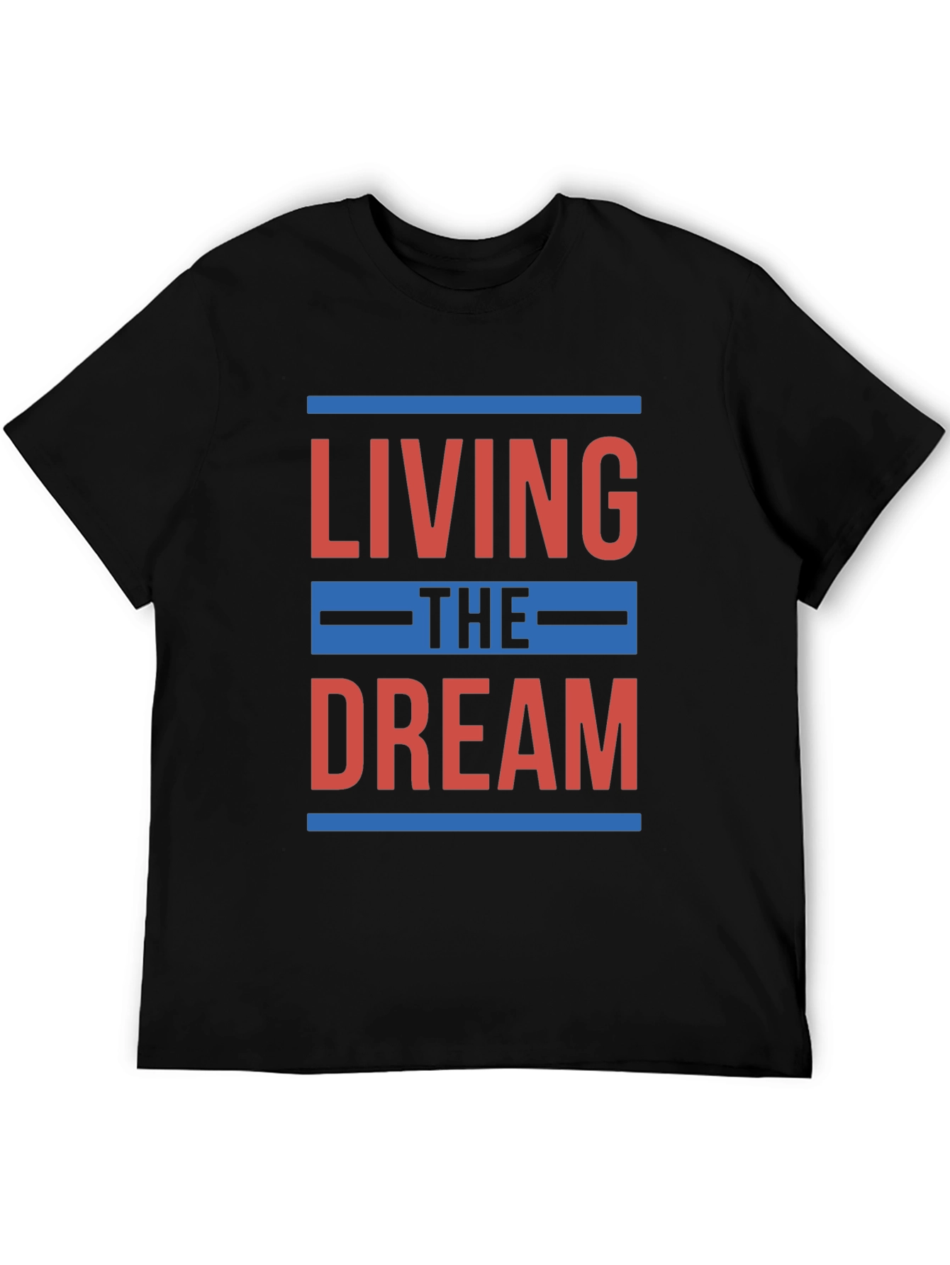 Living the Dream Graphic T-Shirt - Black
