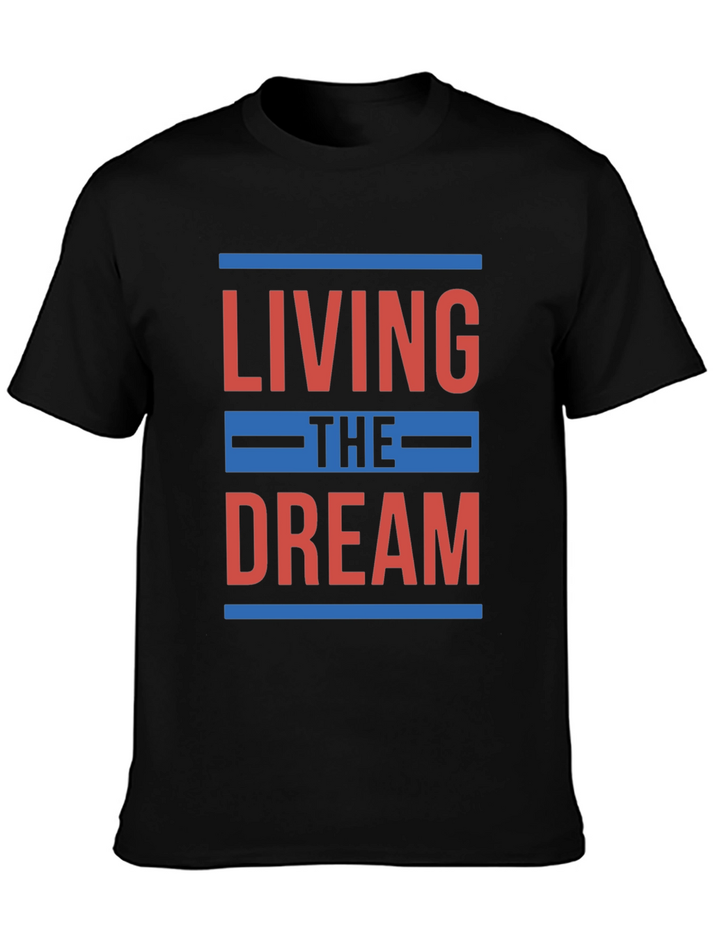 Living the Dream Graphic T-Shirt - Black