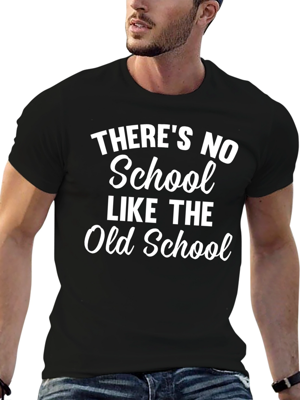 Theres No School Like the Old School Black T-Shirt