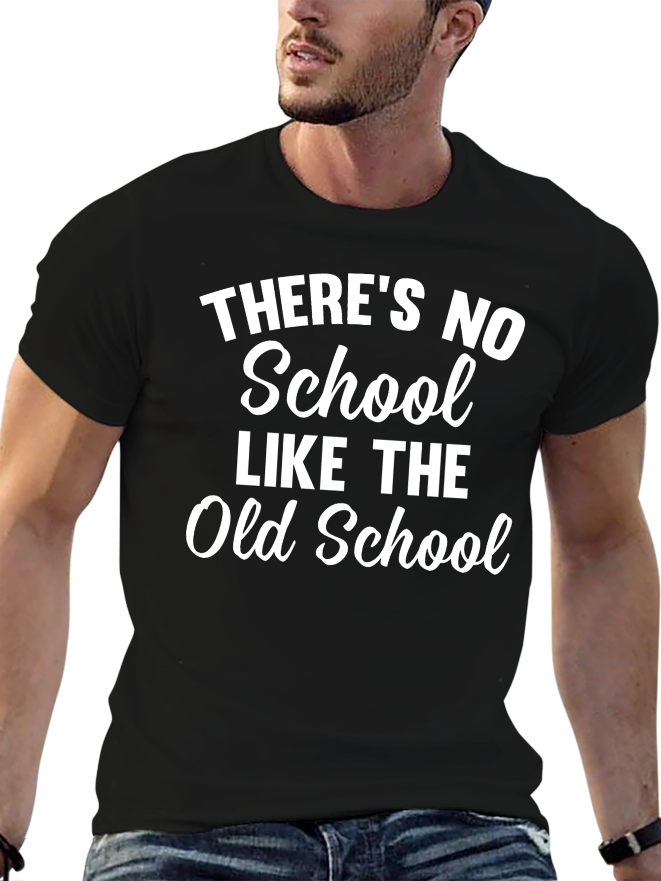 Theres No School Like the Old School Black T-Shirt