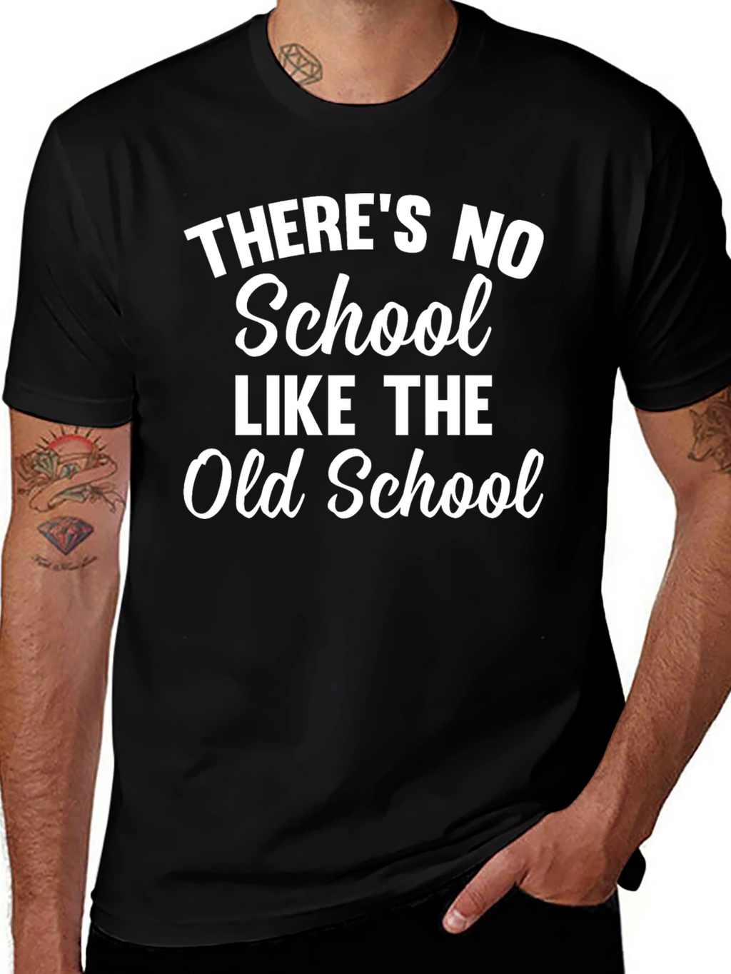 Theres No School Like the Old School Black T-Shirt