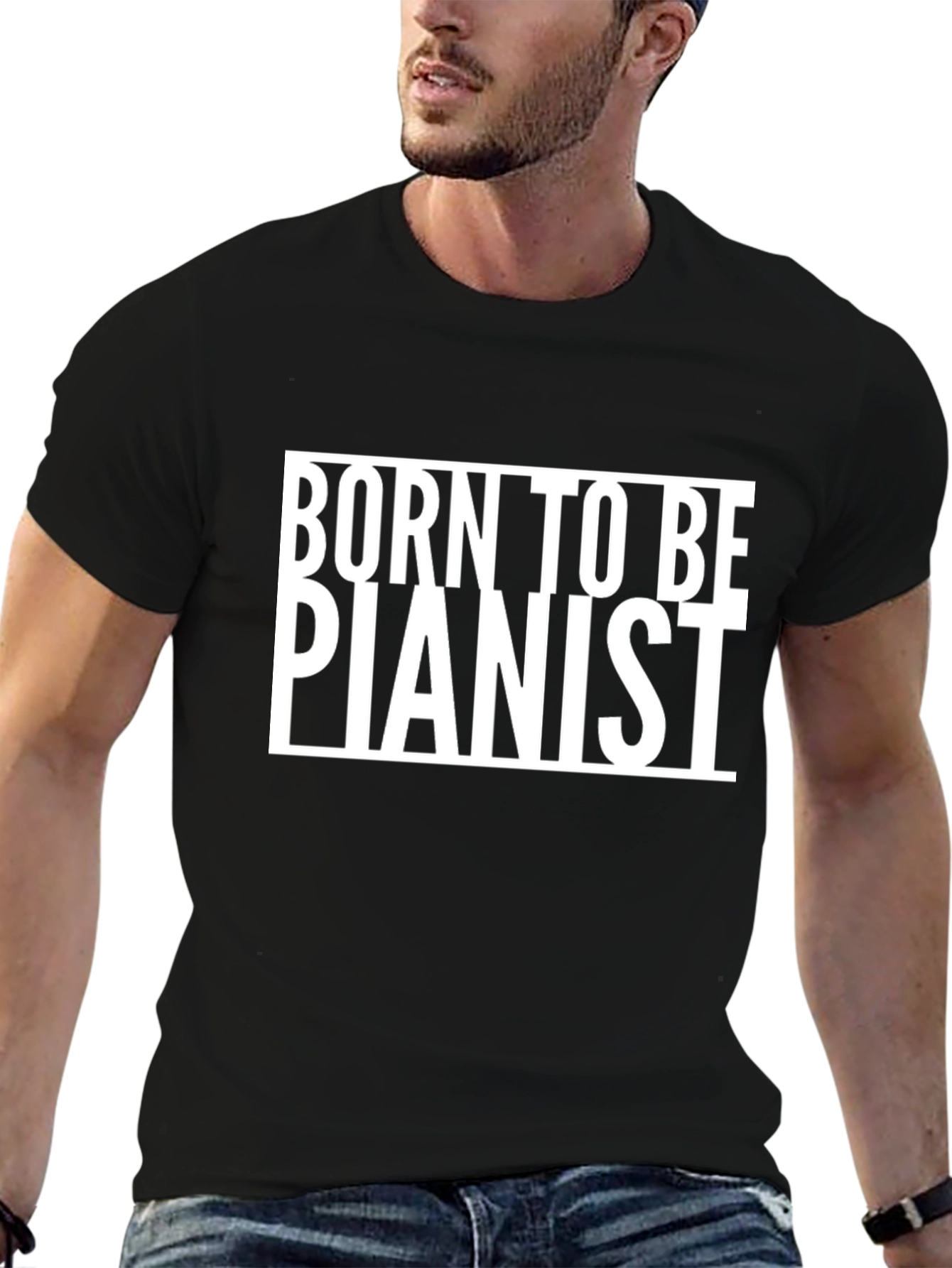 Born To Be Pianist - Graphic T-Shirt