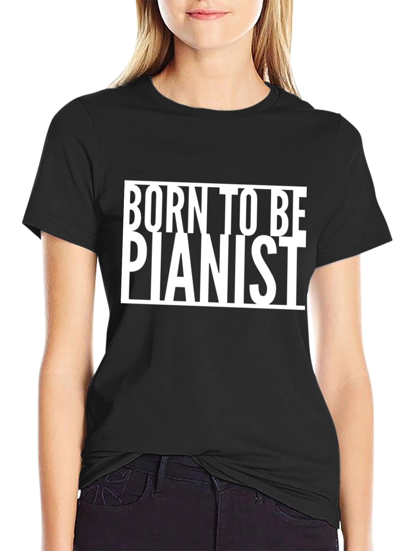 Born To Be Pianist - Graphic T-Shirt