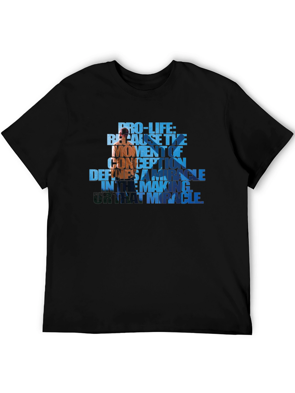 Pro-Life Graphic Tee - Because The Moment of Conception
