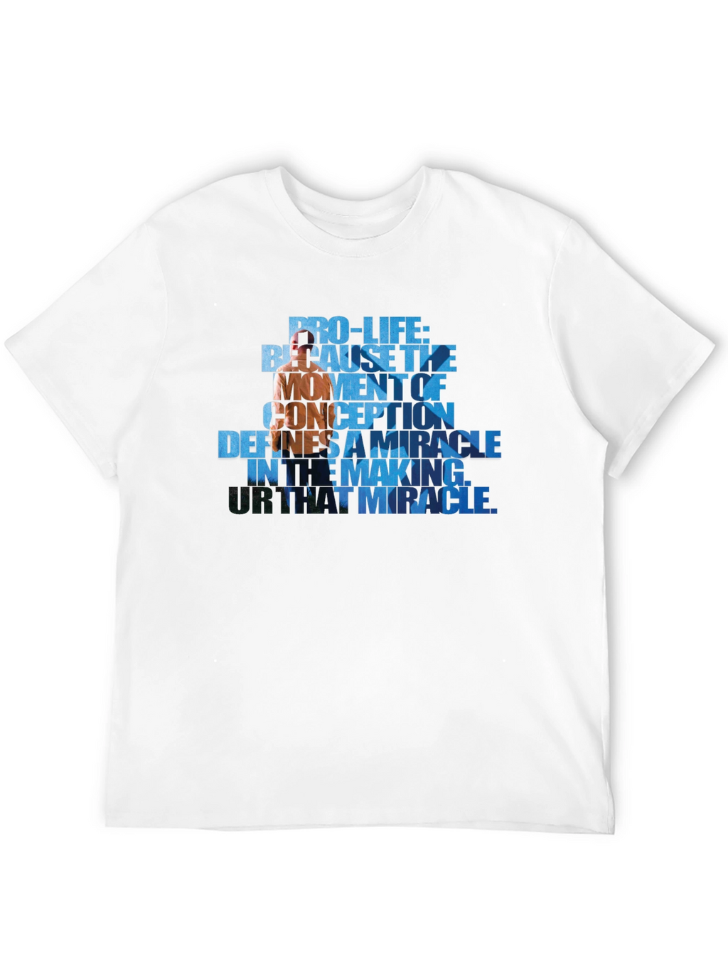 Pro-Life Graphic Tee - Because The Moment of Conception