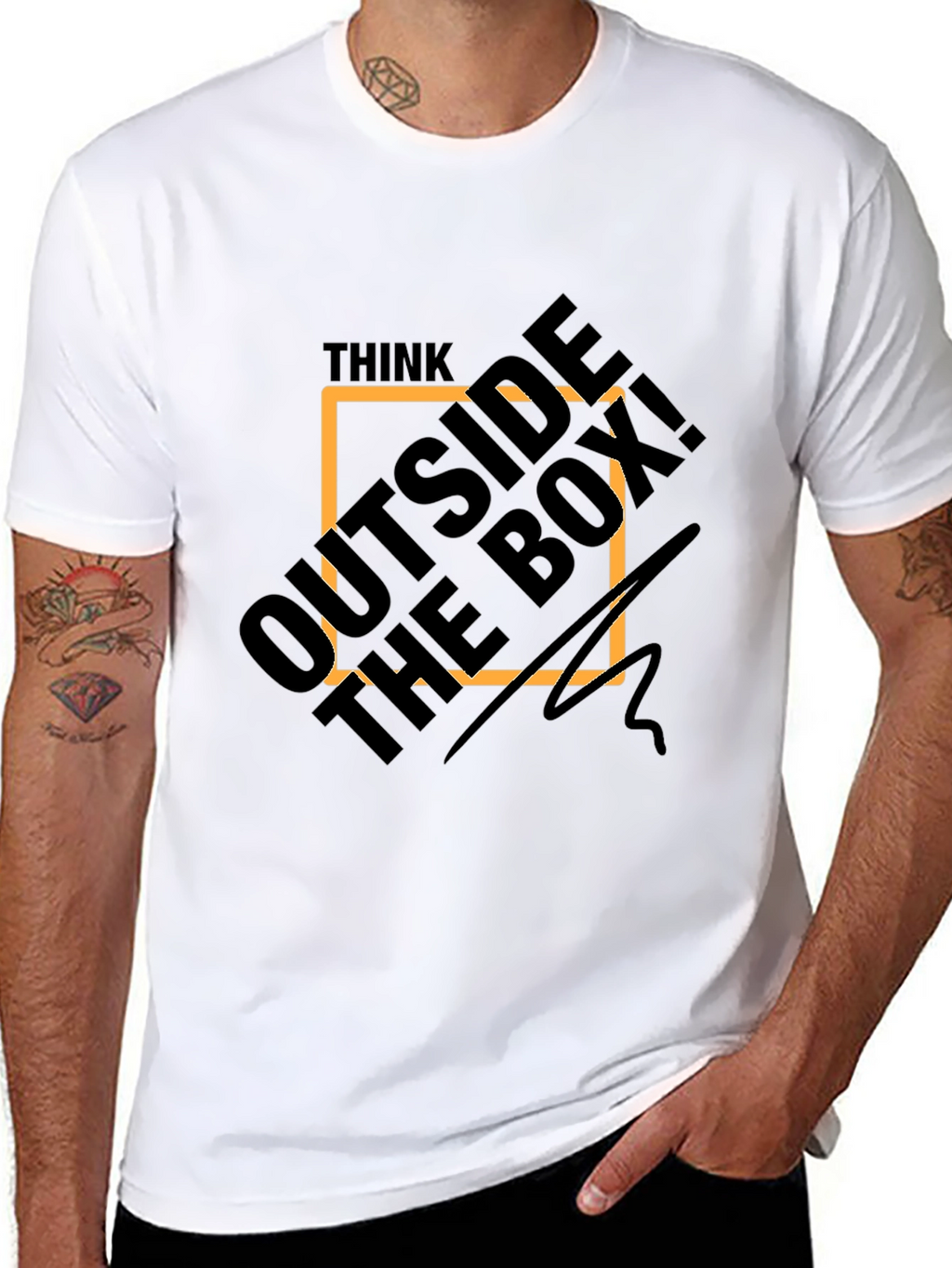 Think Outside the Box Graphic Tee