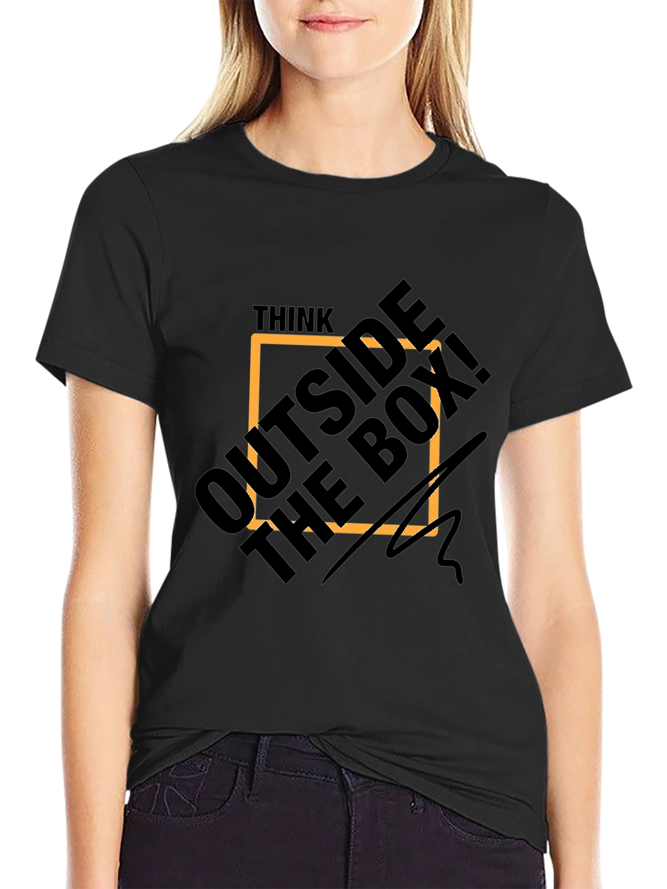 Think Outside the Box Graphic Tee