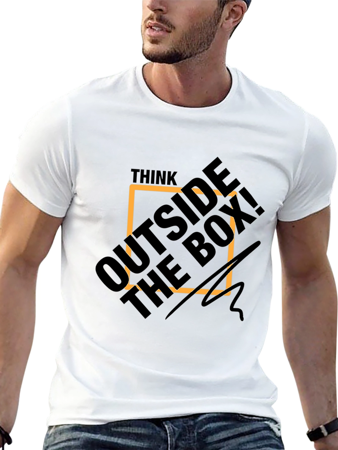 Think Outside the Box Graphic Tee