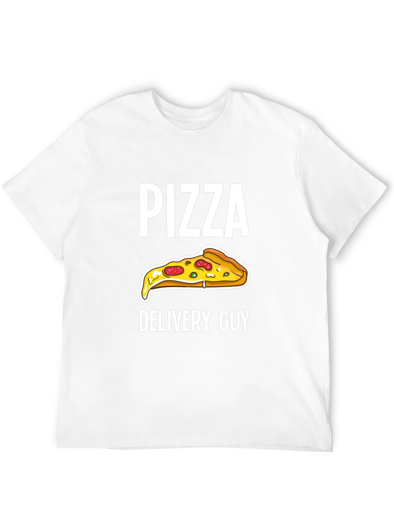 Pizza Delivery Guy Graphic Tee - Black