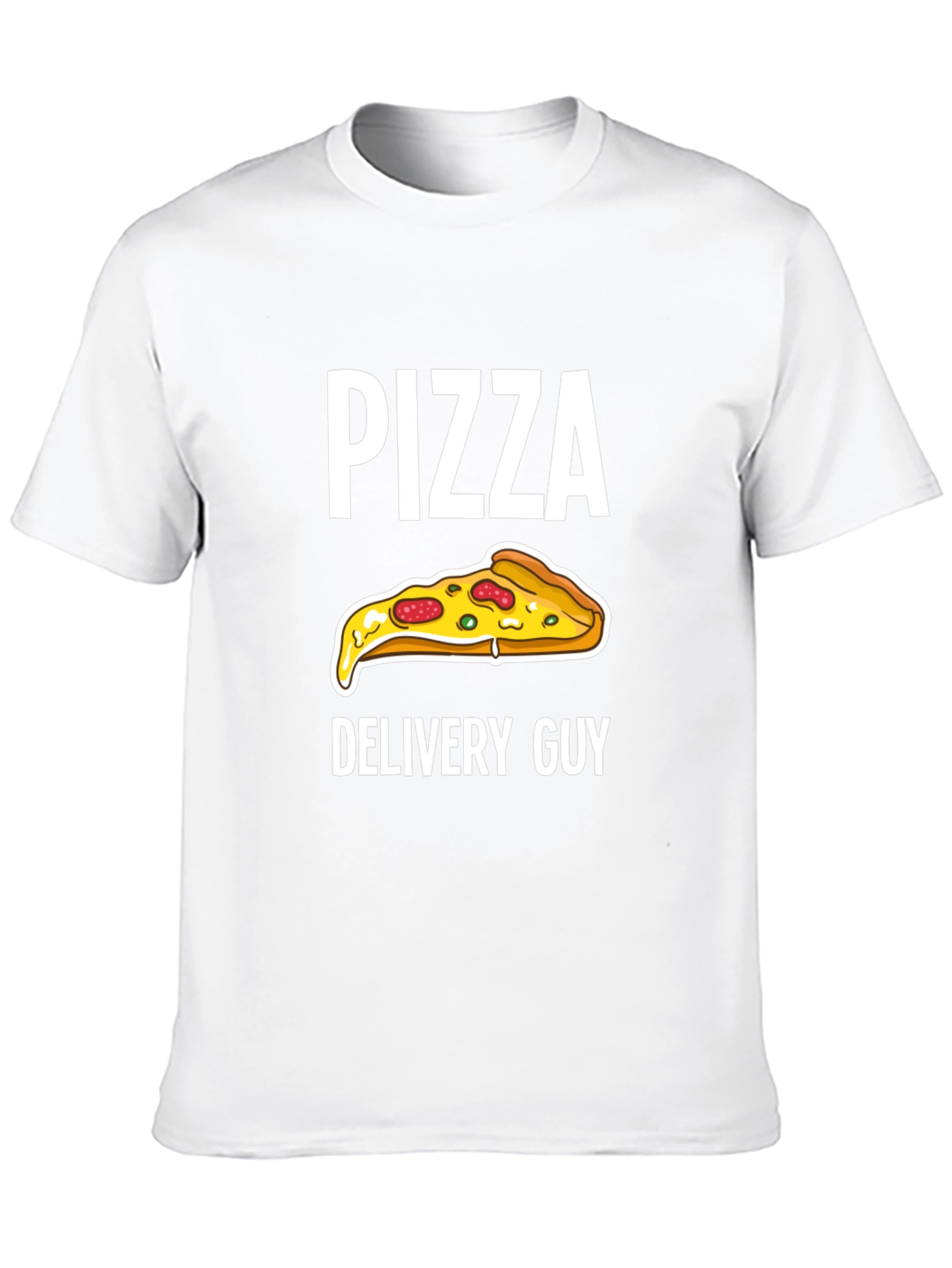Pizza Delivery Guy Graphic Tee - Black