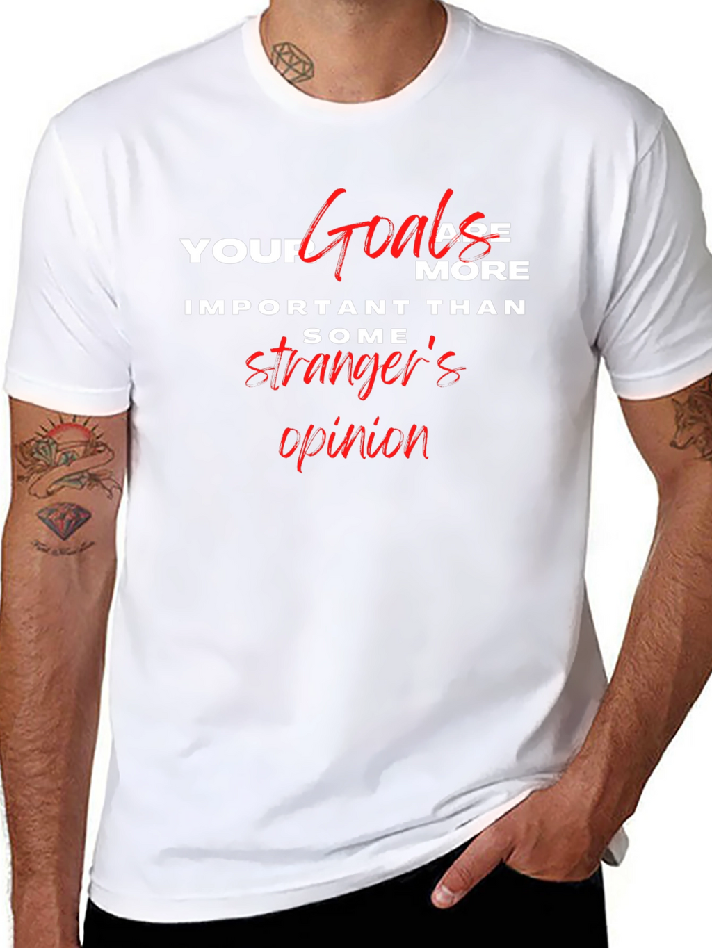 Inspirational Goals T-Shirt - Motivational Graphic Tee