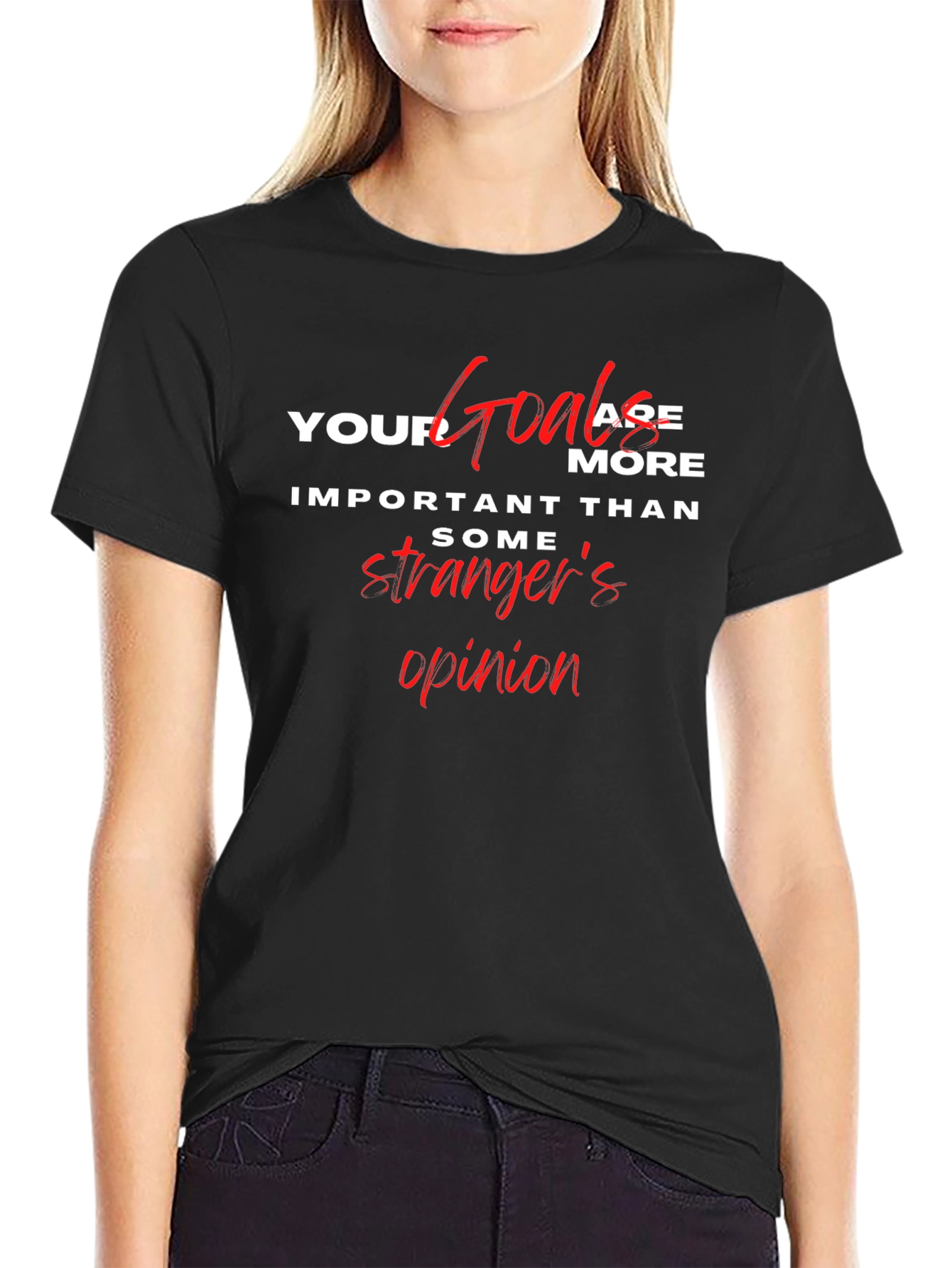 Inspirational Goals T-Shirt - Motivational Graphic Tee
