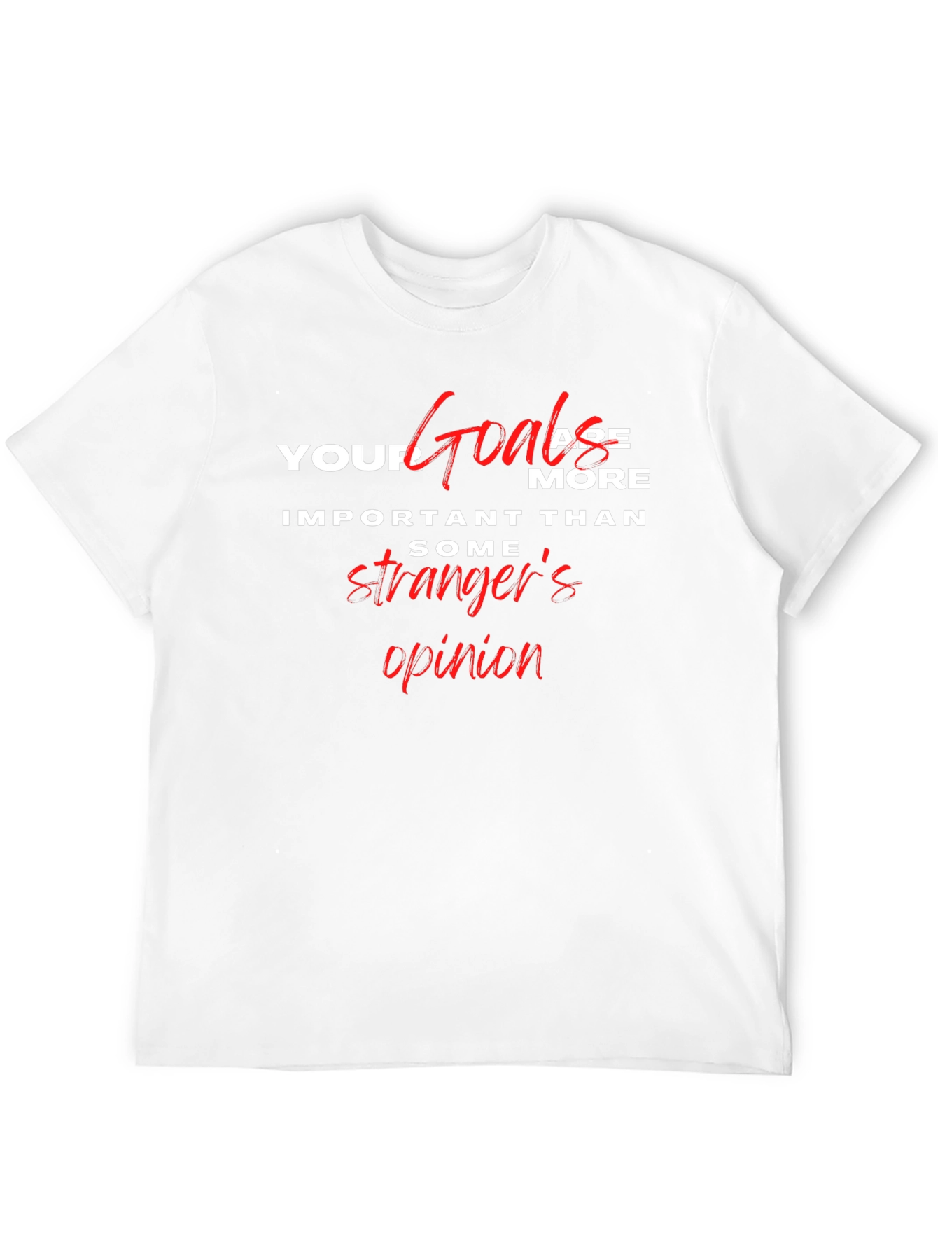 Inspirational Goals T-Shirt - Motivational Graphic Tee