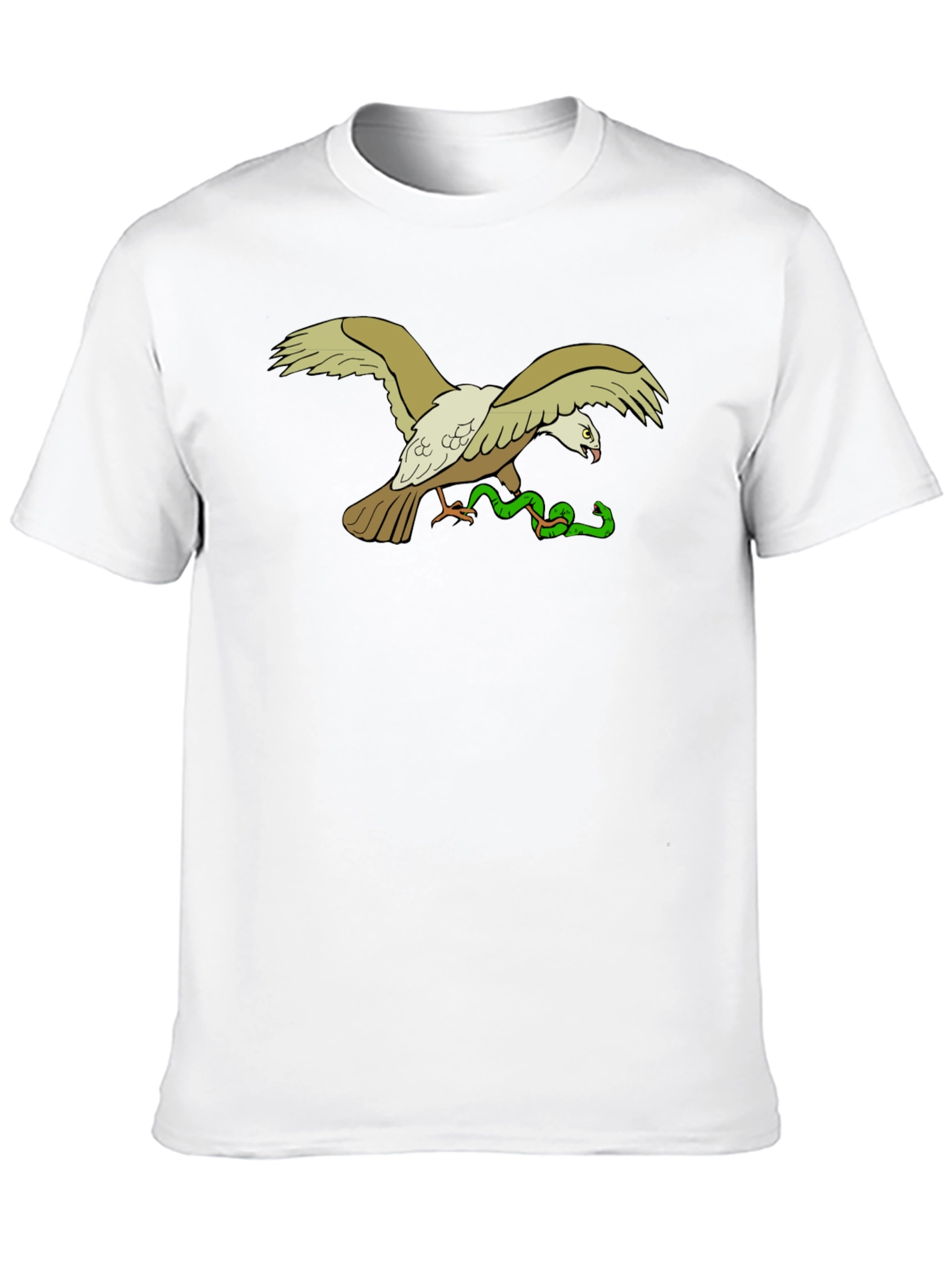 Eagle & Snake Graphic T-Shirt - Black