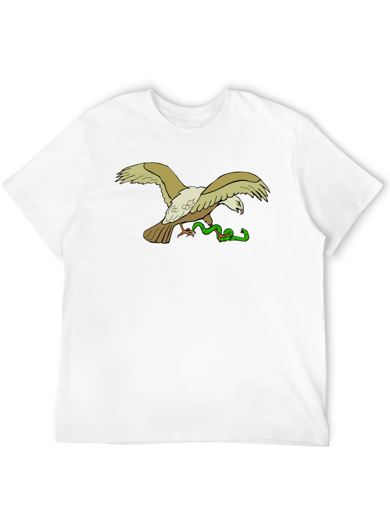 Eagle & Snake Graphic T-Shirt - Black