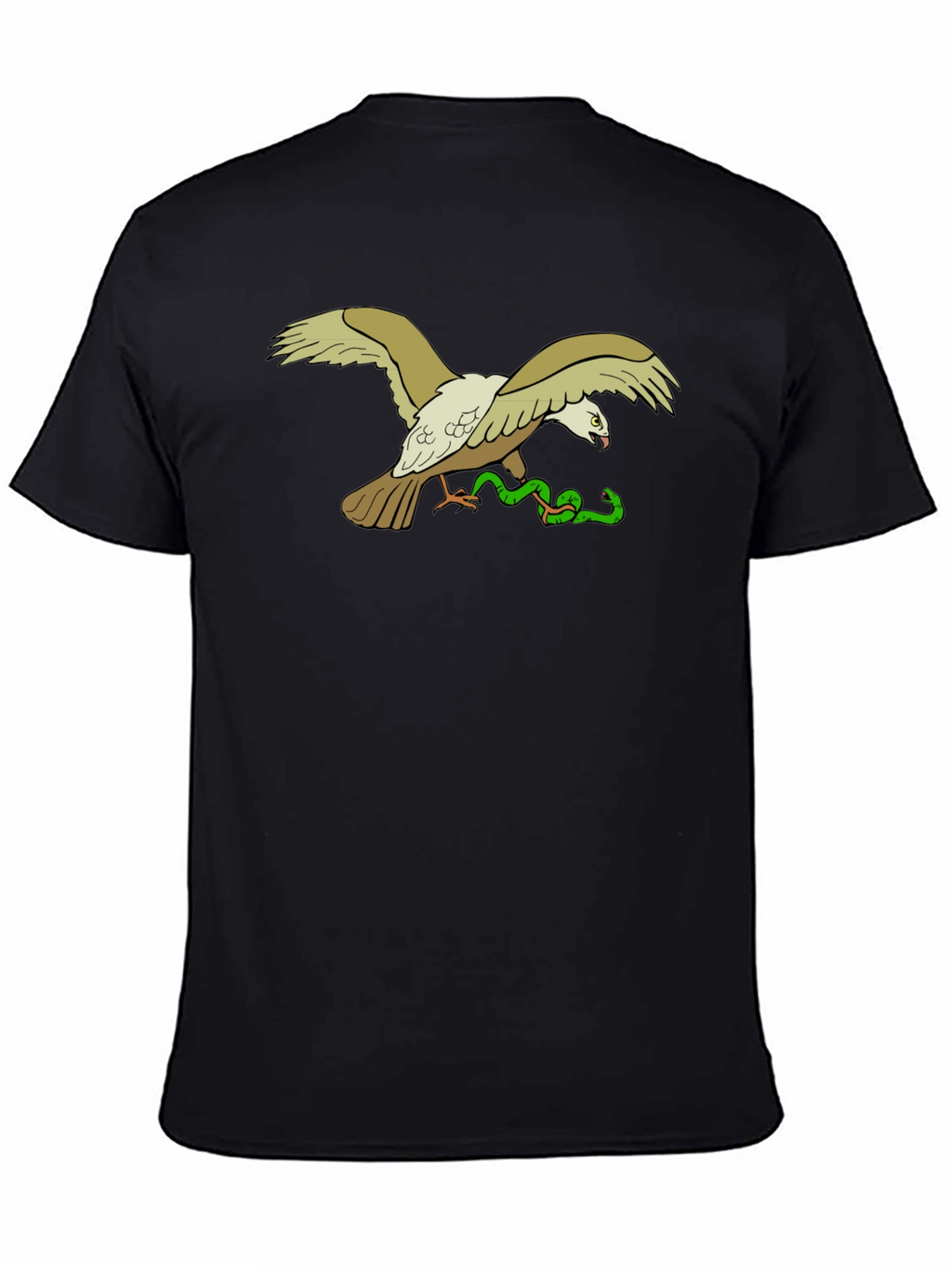 Eagle & Snake Graphic T-Shirt - Black