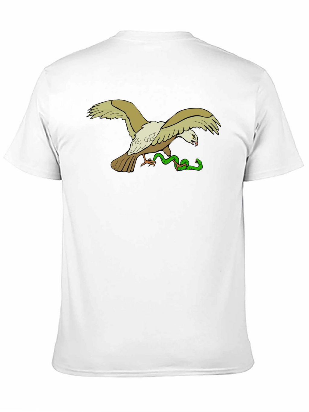 Eagle & Snake Graphic T-Shirt - Black
