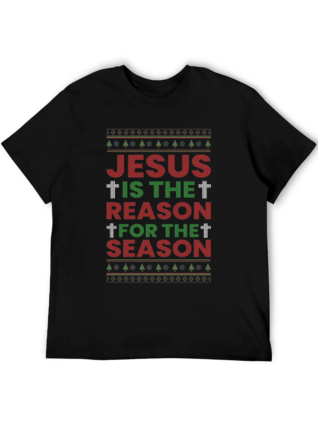 Jesus Is The Reason For The Season Ugly Christmas Sweater T-Shirt
