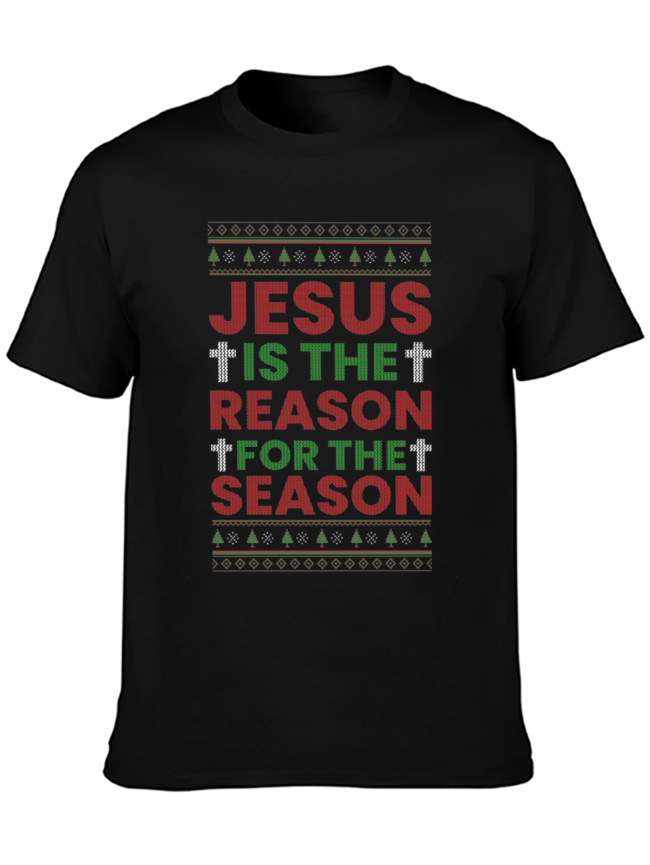 Jesus Is The Reason For The Season Ugly Christmas Sweater T-Shirt