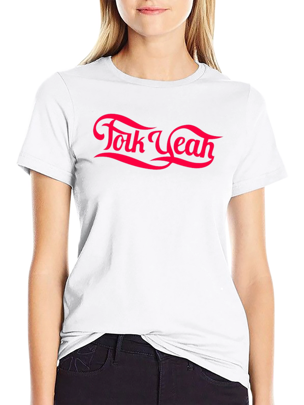 Folk Yeah Graphic Tee - Retro Style T-Shirt
