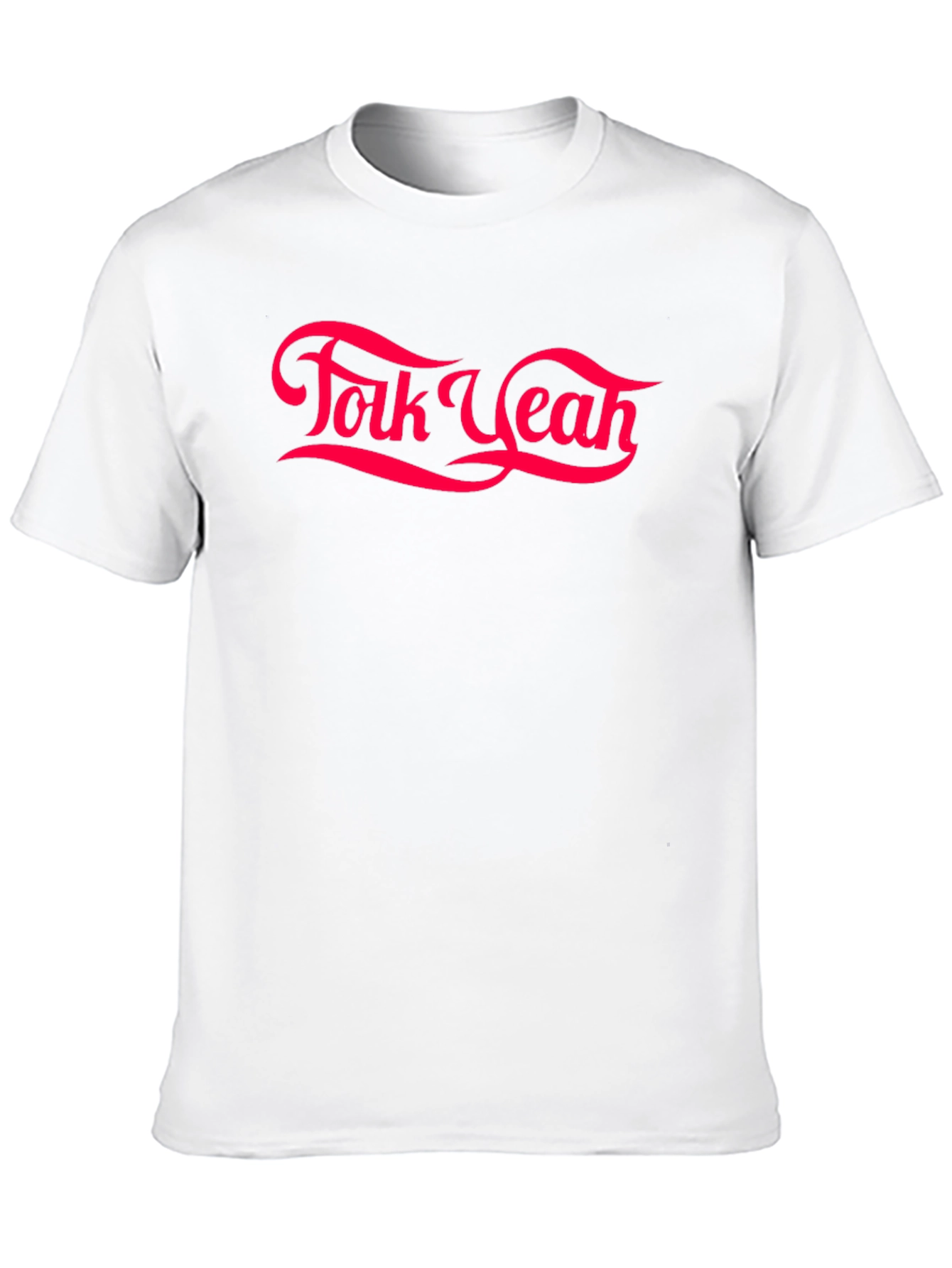 Folk Yeah Graphic Tee - Retro Style T-Shirt