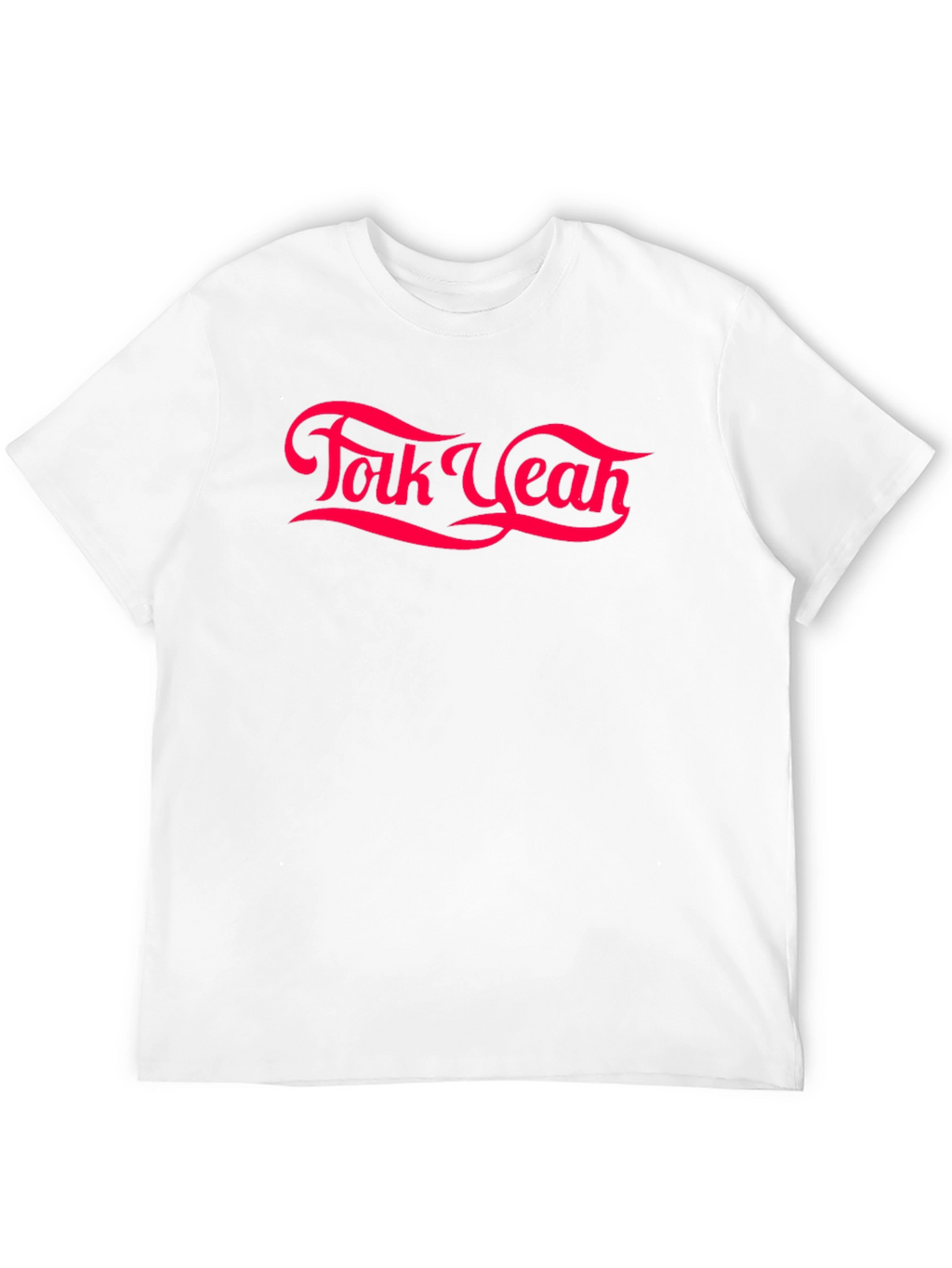 Folk Yeah Graphic Tee - Retro Style T-Shirt