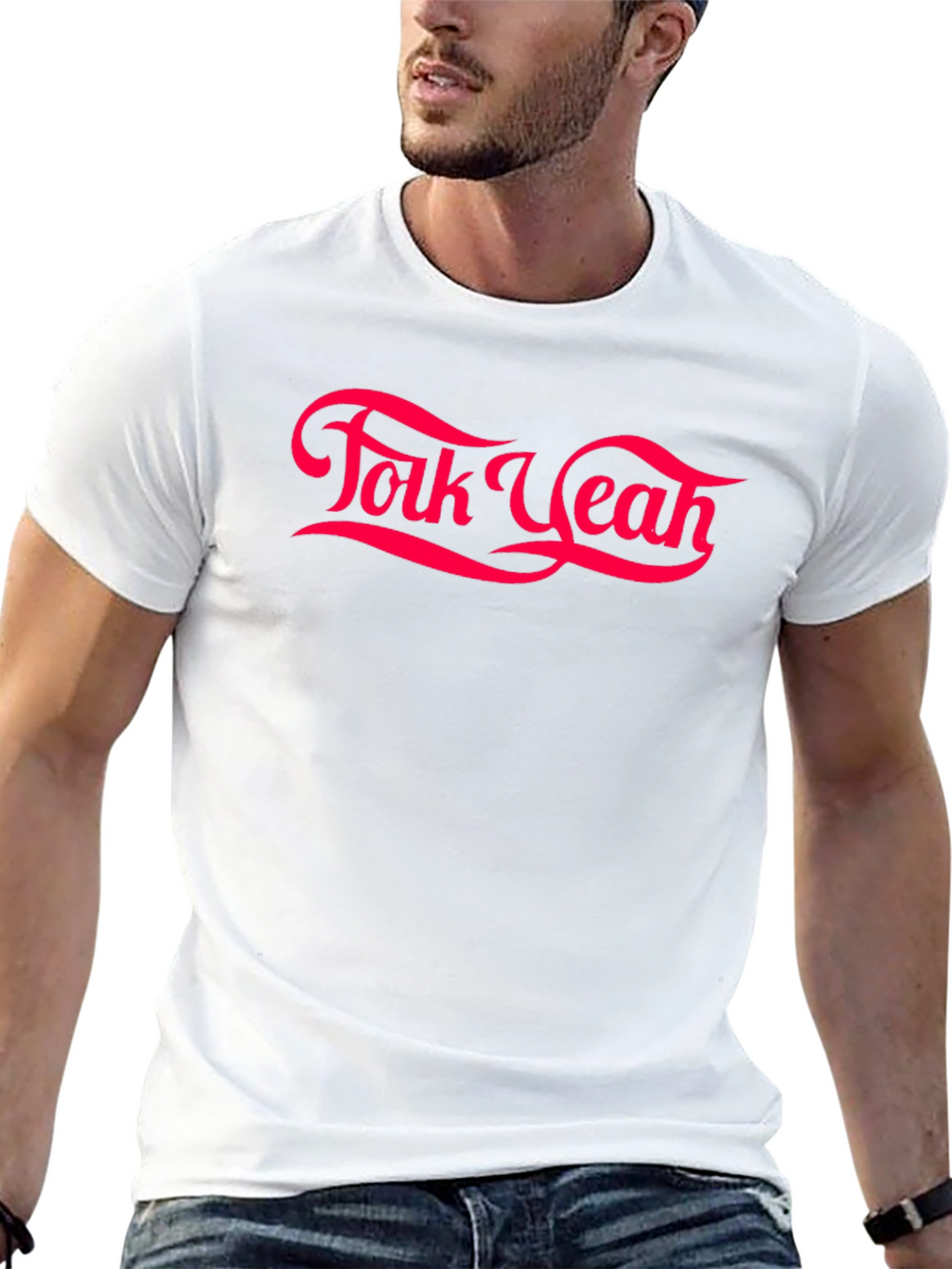 Folk Yeah Graphic Tee - Retro Style T-Shirt