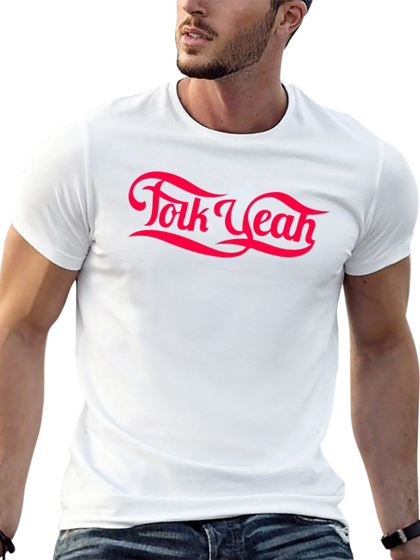 Folk Yeah Graphic Tee - Retro Style T-Shirt